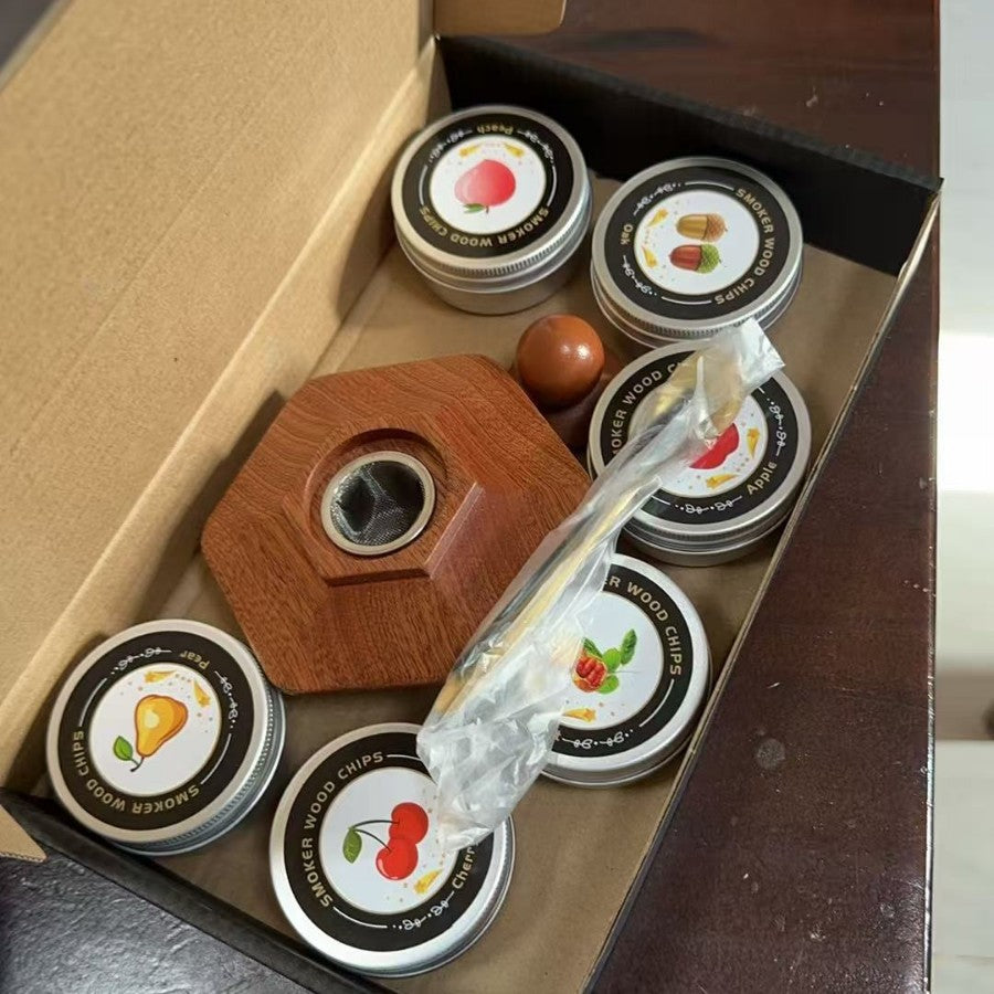 Wooden Cocktail Smoker Kit