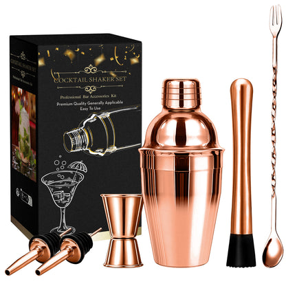 Professional 6 Piece Cocktail Shaker Set