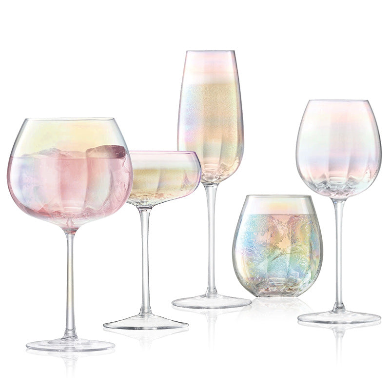 Rainbow Crystal Wine Glass
