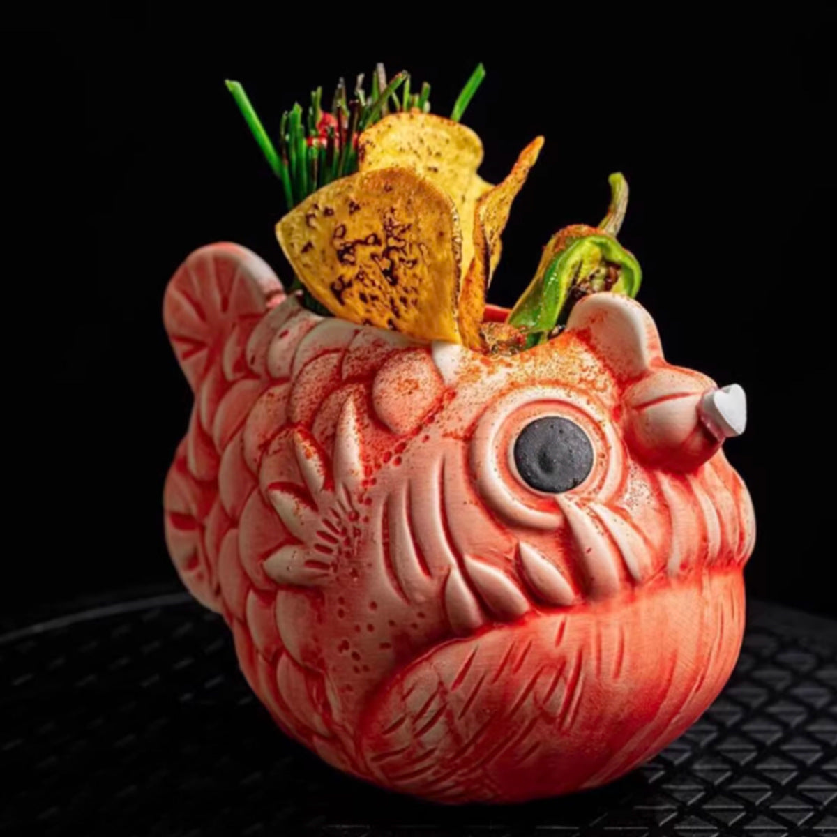 Retro Tiki Cocktail Cup