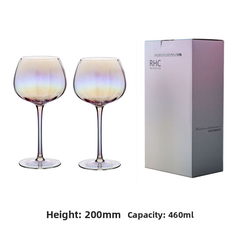 Rainbow Crystal Wine Glass