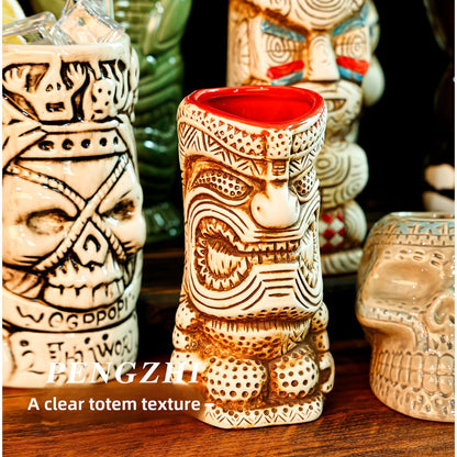 Retro Tiki Cocktail Cup