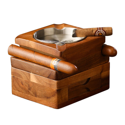 Cigar and Whiskey Coaster Set