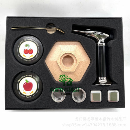 Wooden Cocktail Smoker Kit