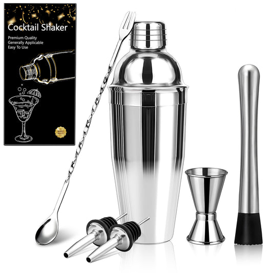 Professional 6 Piece Cocktail Shaker Set