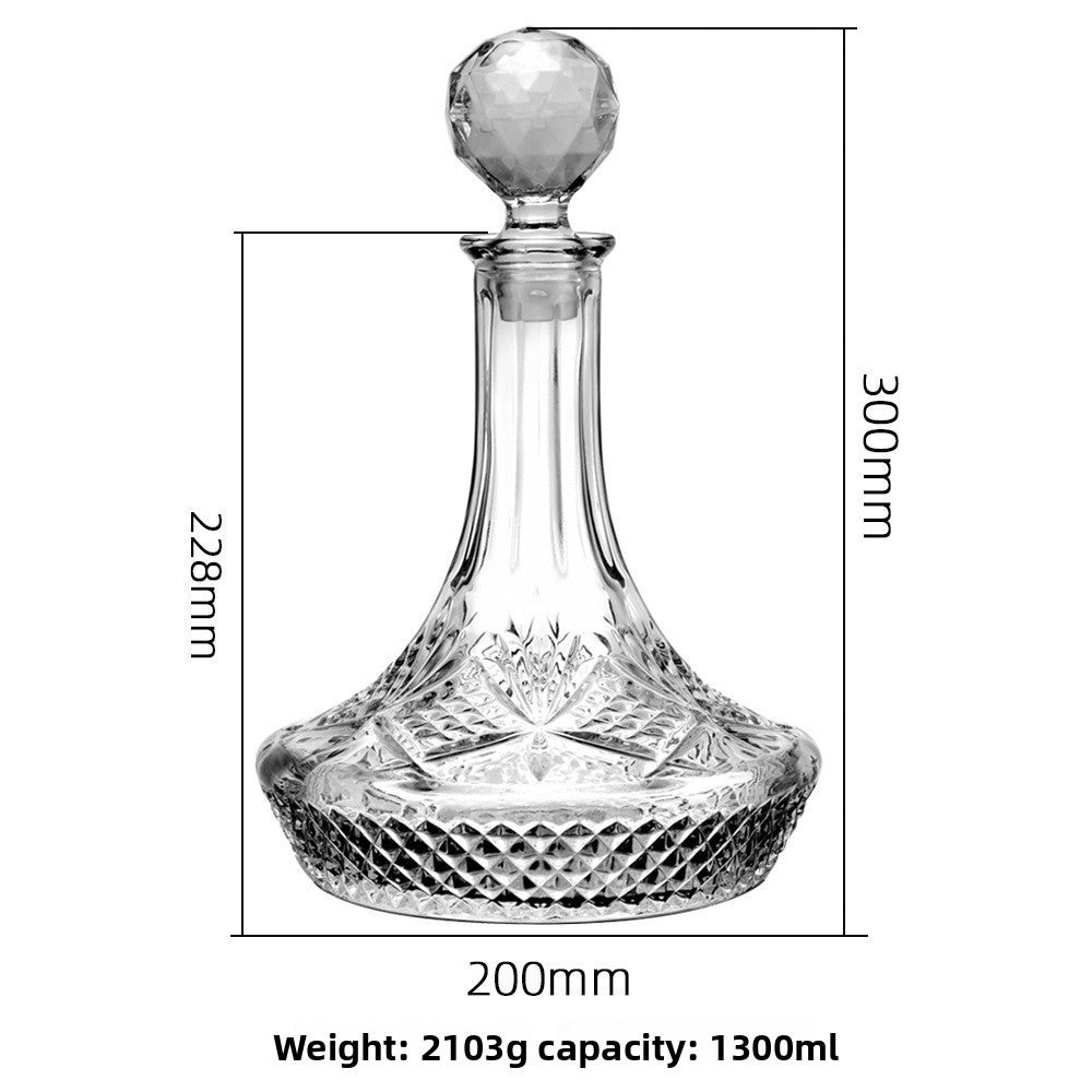 Decorative Glass Decanter
