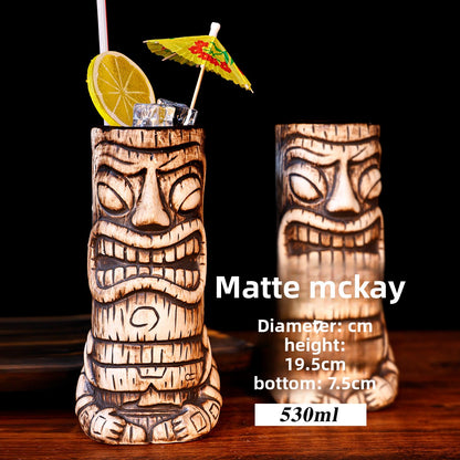 Retro Tiki Cocktail Cup