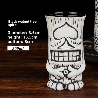 Retro Tiki Cocktail Cup