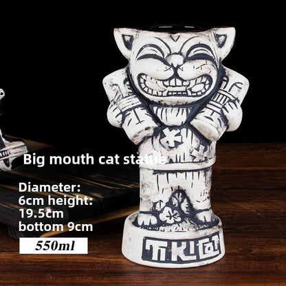 Retro Tiki Cocktail Cup