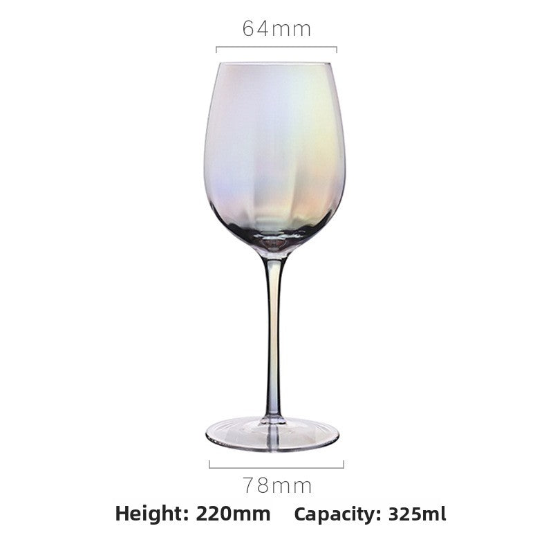 Rainbow Crystal Wine Glass