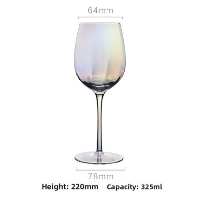 Rainbow Crystal Wine Glass