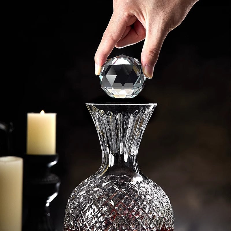 Crystal Whiskey Decanter Set