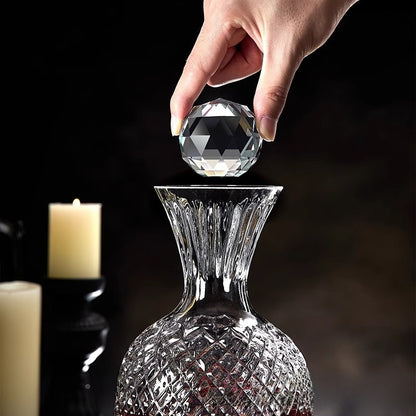 Crystal Whiskey Decanter Set