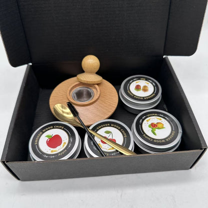 Wooden Cocktail Smoker Kit