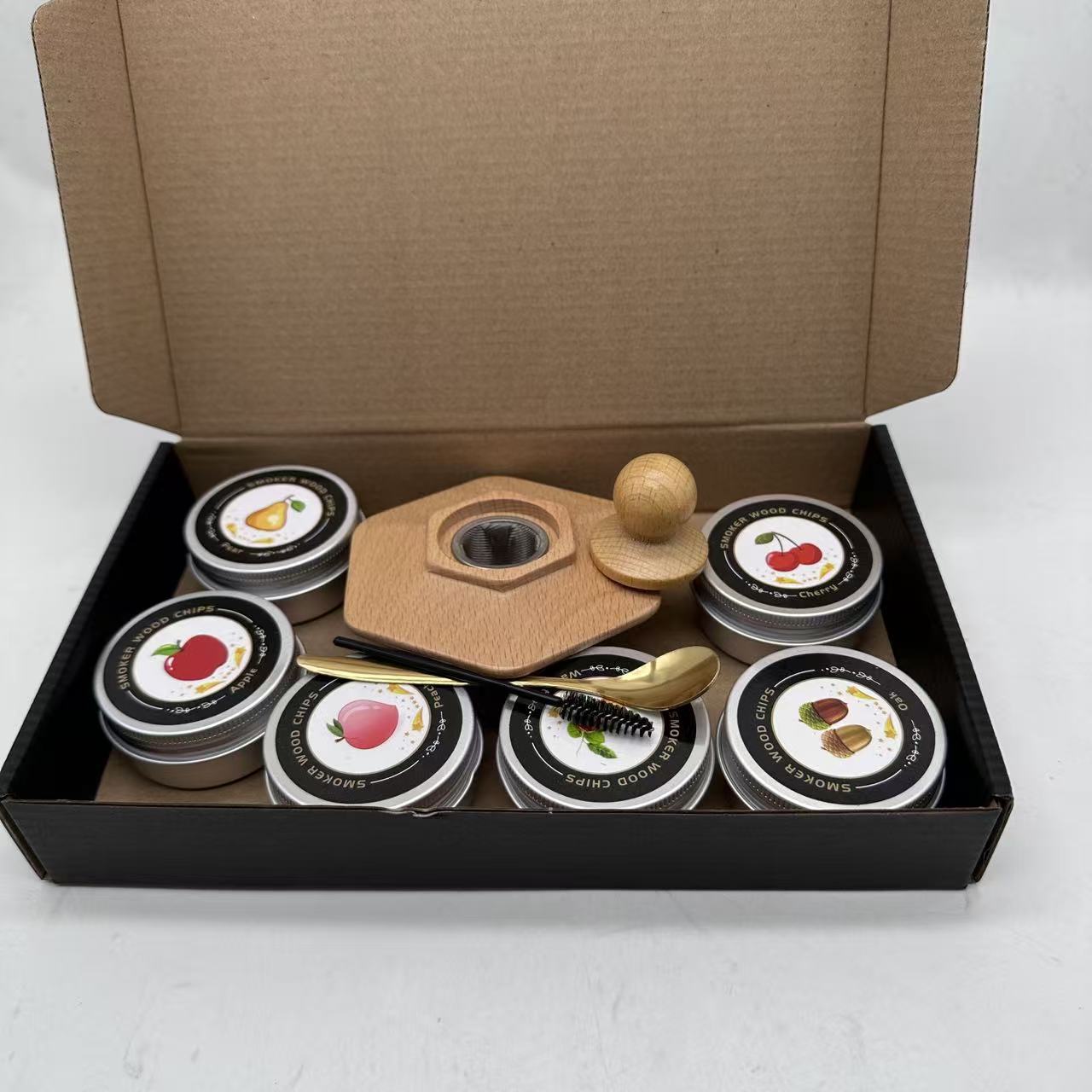 Wooden Cocktail Smoker Kit