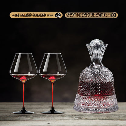 Crystal Whiskey Decanter Set