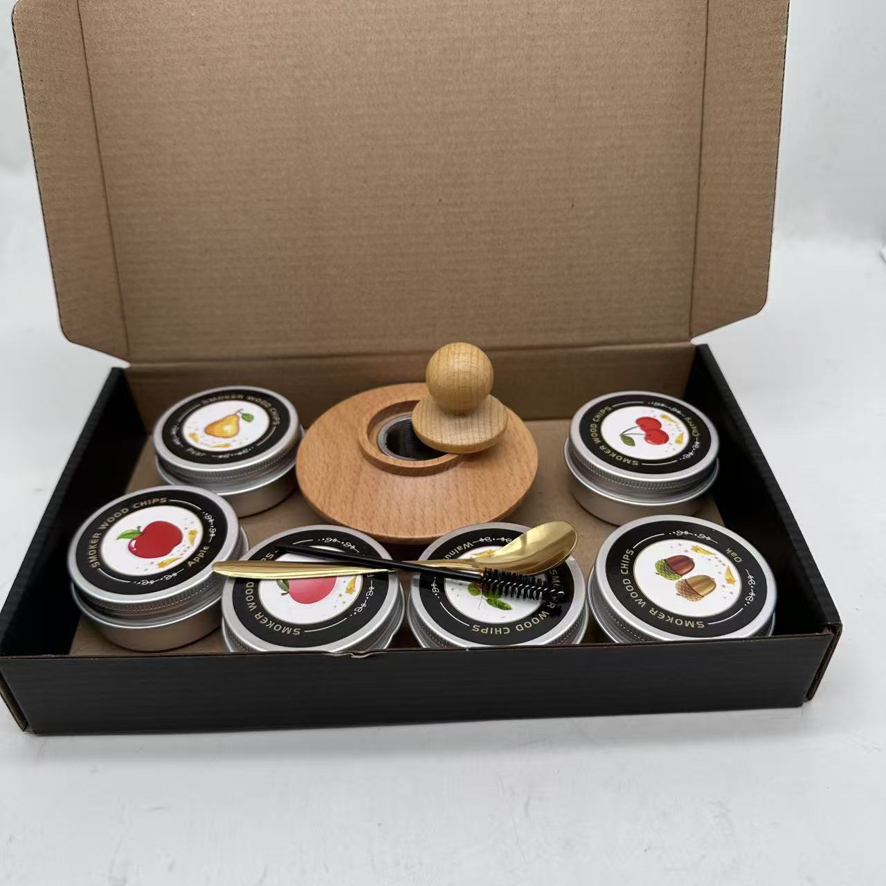 Wooden Cocktail Smoker Kit