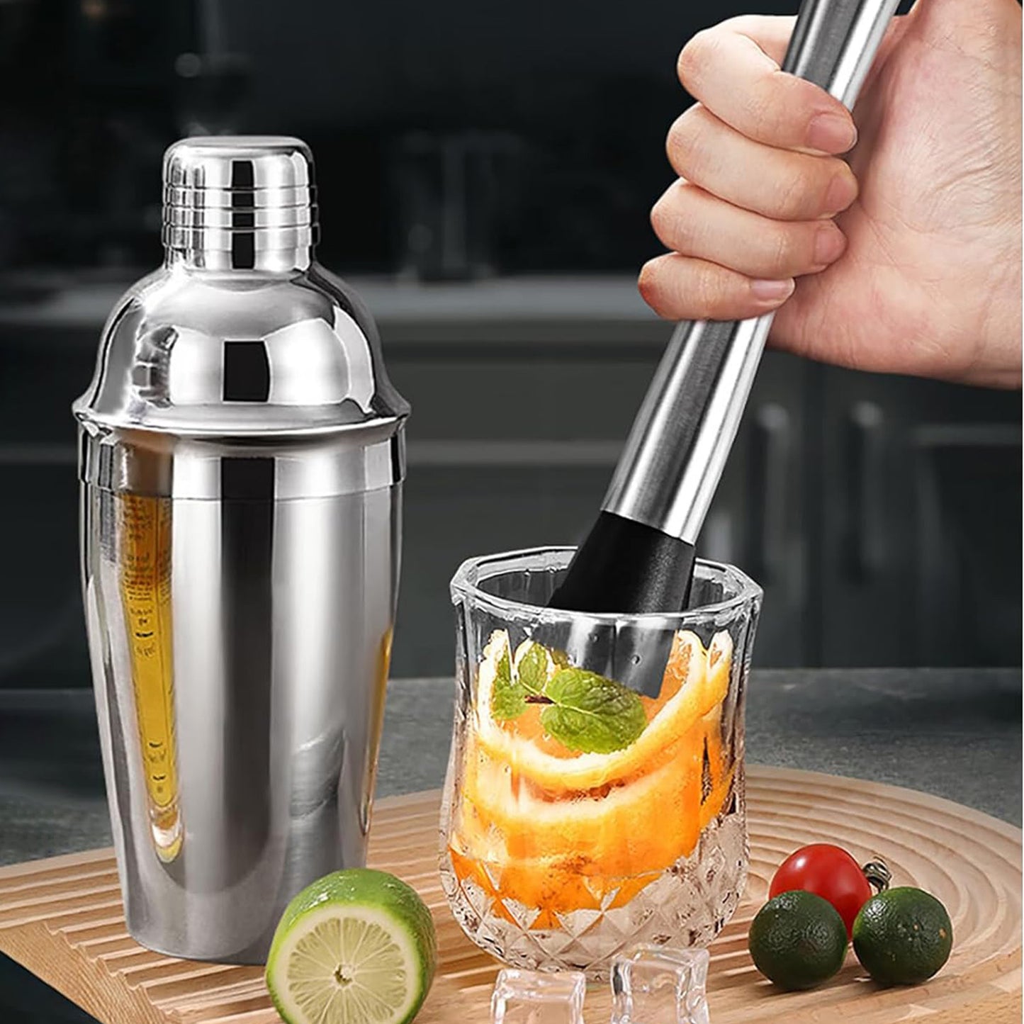 Professional 6 Piece Cocktail Shaker Set
