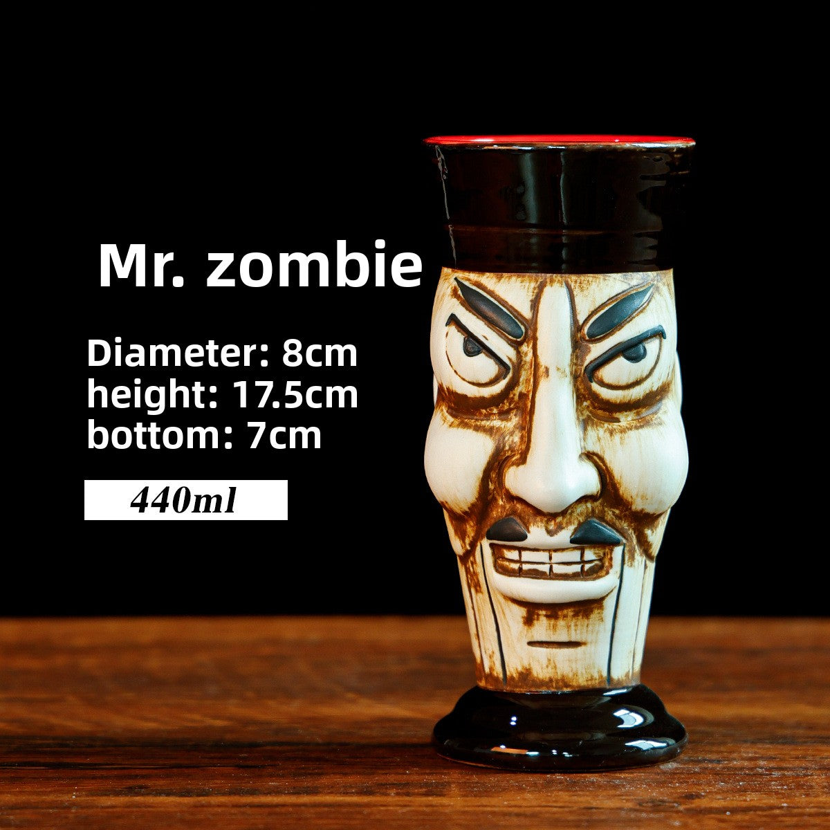 Retro Tiki Cocktail Cup
