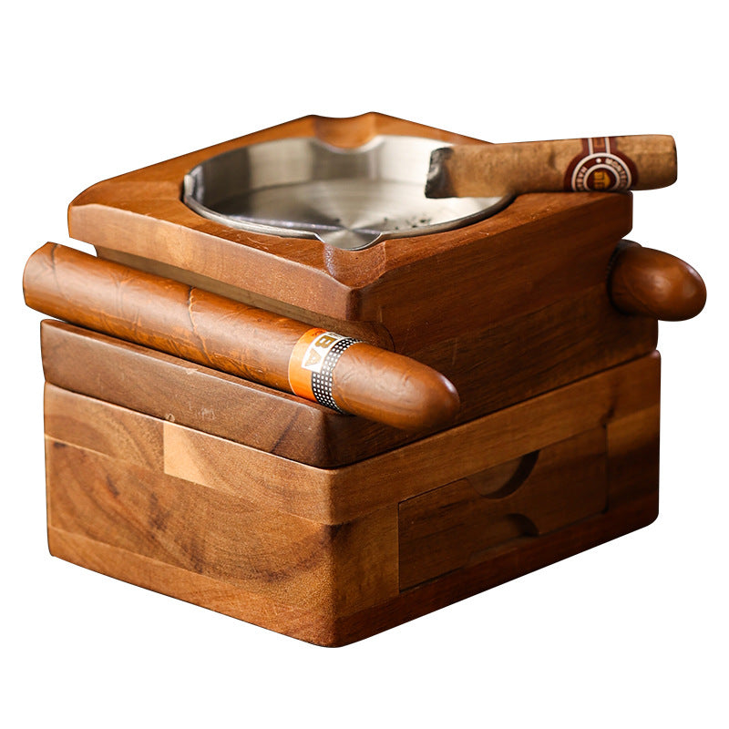 Cigar and Whiskey Coaster Set