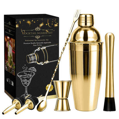 Professional 6 Piece Cocktail Shaker Set