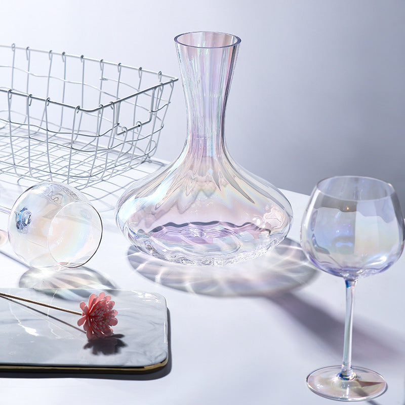 Rainbow Crystal Wine Glass