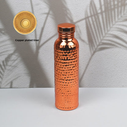 Copper Finish Water Bottle