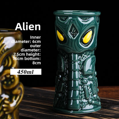 Retro Tiki Cocktail Cup