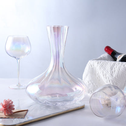 Rainbow Crystal Wine Glass