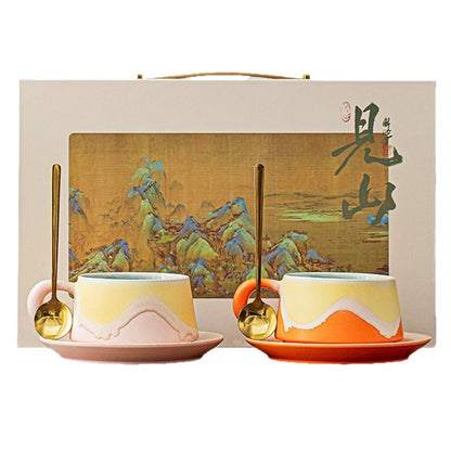 Ceramic Coffee Cup Set