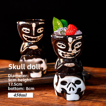 Retro Tiki Cocktail Cup