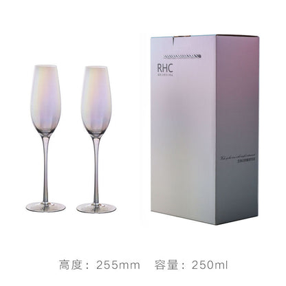 Rainbow Crystal Wine Glass