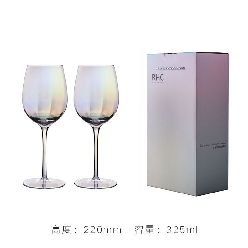 Rainbow Crystal Wine Glass