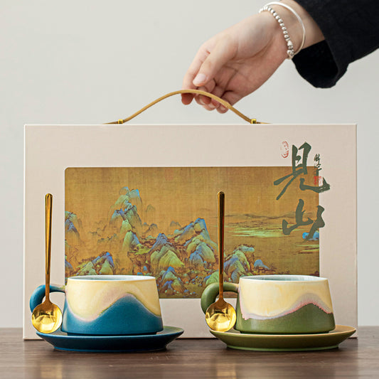 Ceramic Coffee Cup Set
