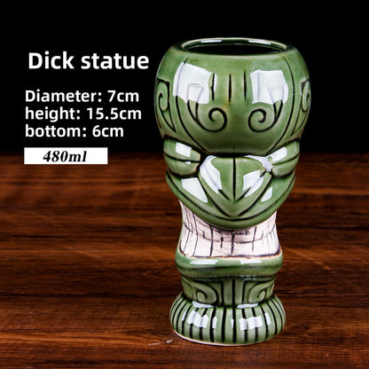 Retro Tiki Cocktail Cup