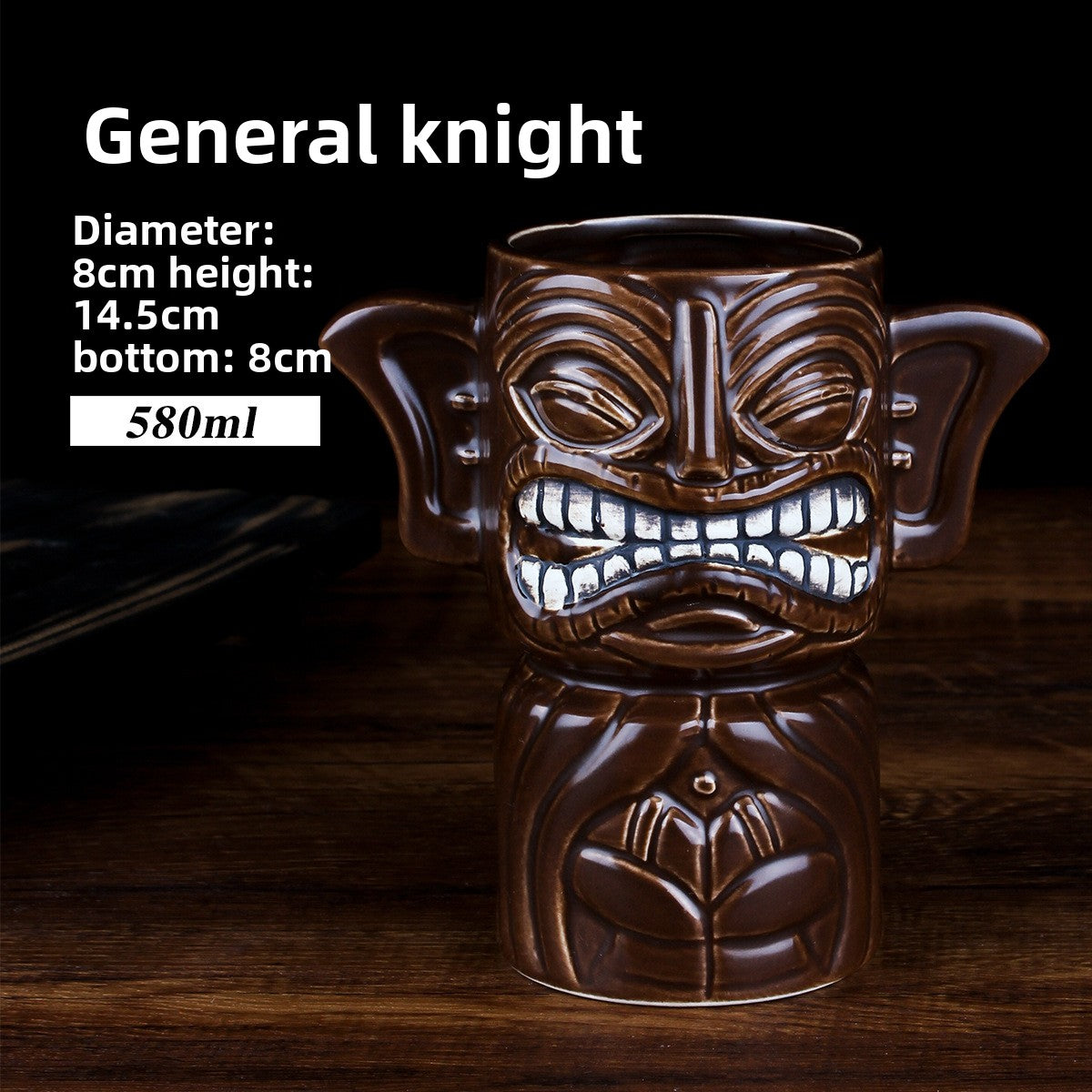 Retro Tiki Cocktail Cup