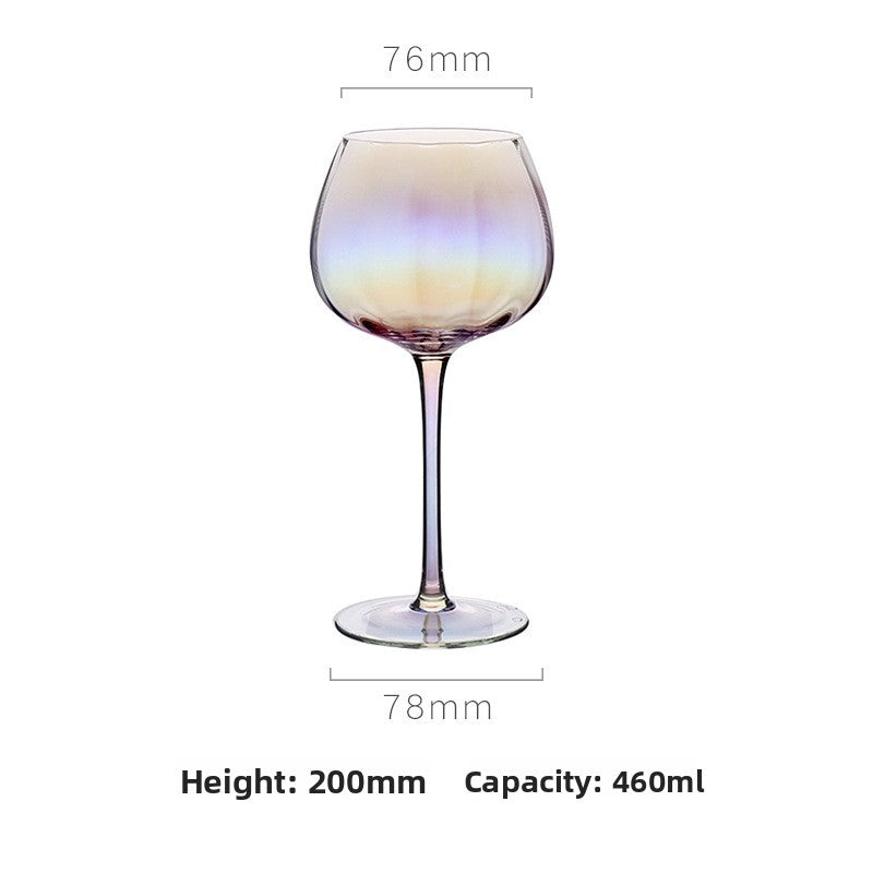 Rainbow Crystal Wine Glass