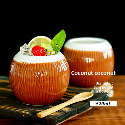 Retro Tiki Cocktail Cup