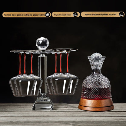 Crystal Whiskey Decanter Set