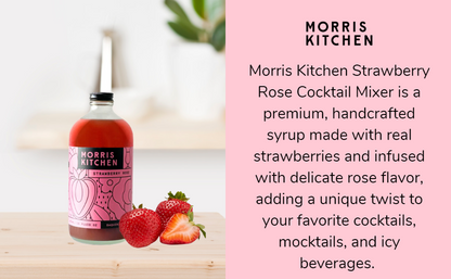 Strawberry Rose Mixer 16oz 4pk