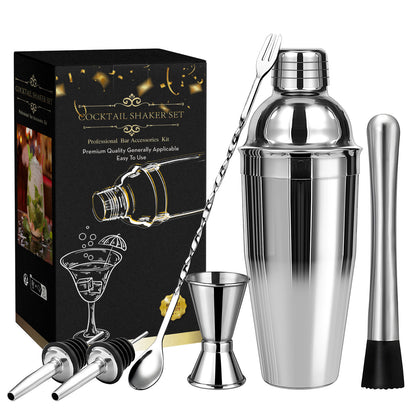 Professional 6 Piece Cocktail Shaker Set