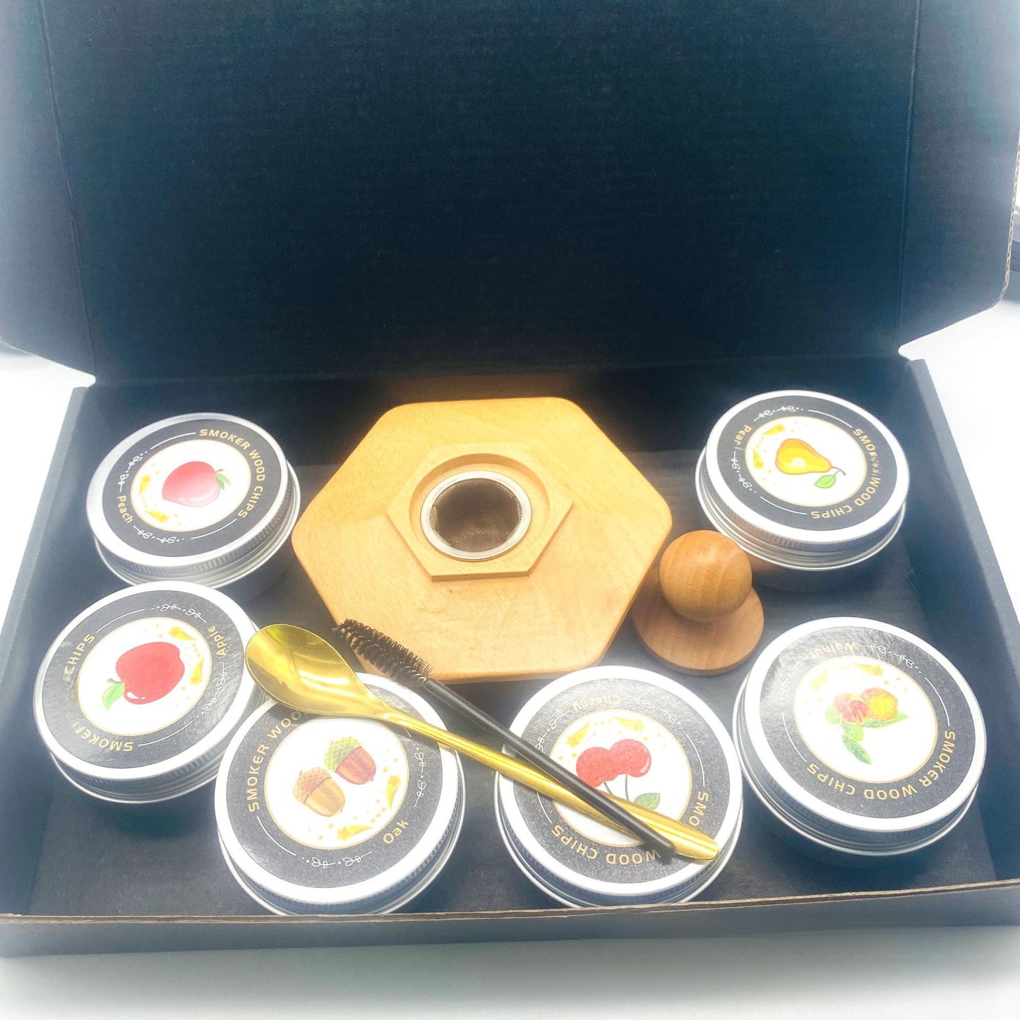 Wooden Cocktail Smoker Kit