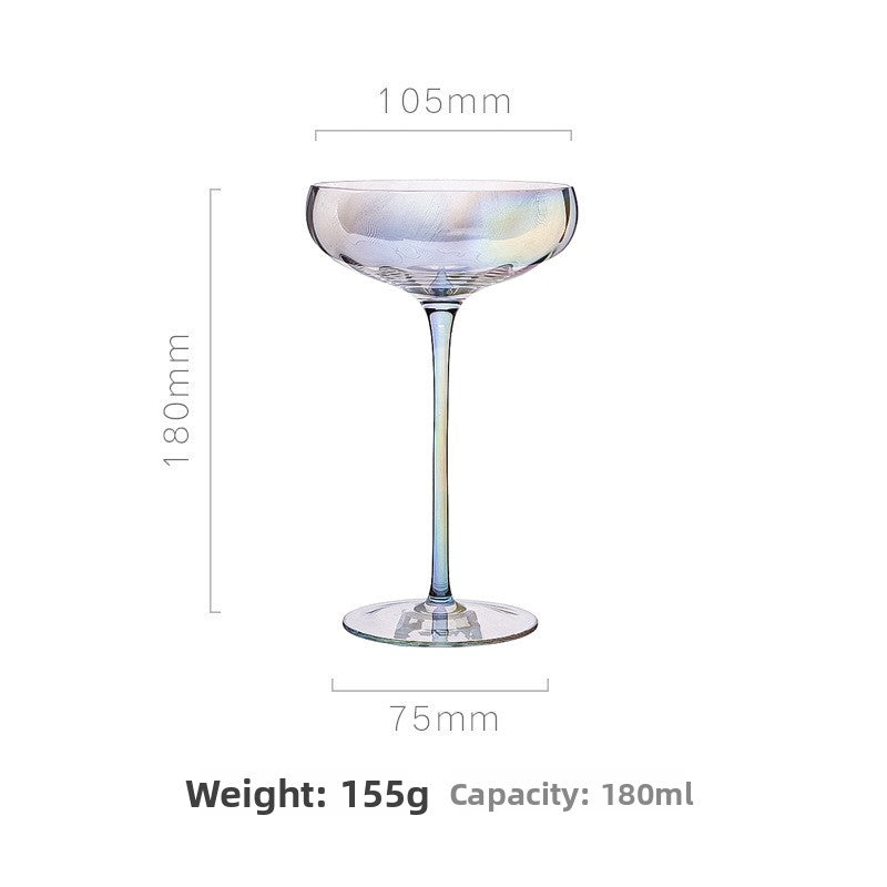 Rainbow Crystal Wine Glass