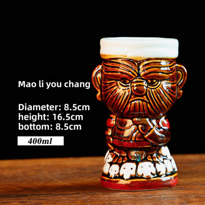 Retro Tiki Cocktail Cup