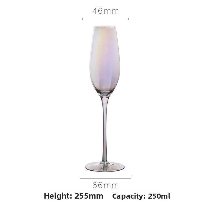Rainbow Crystal Wine Glass