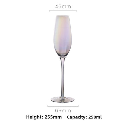 Rainbow Crystal Wine Glass