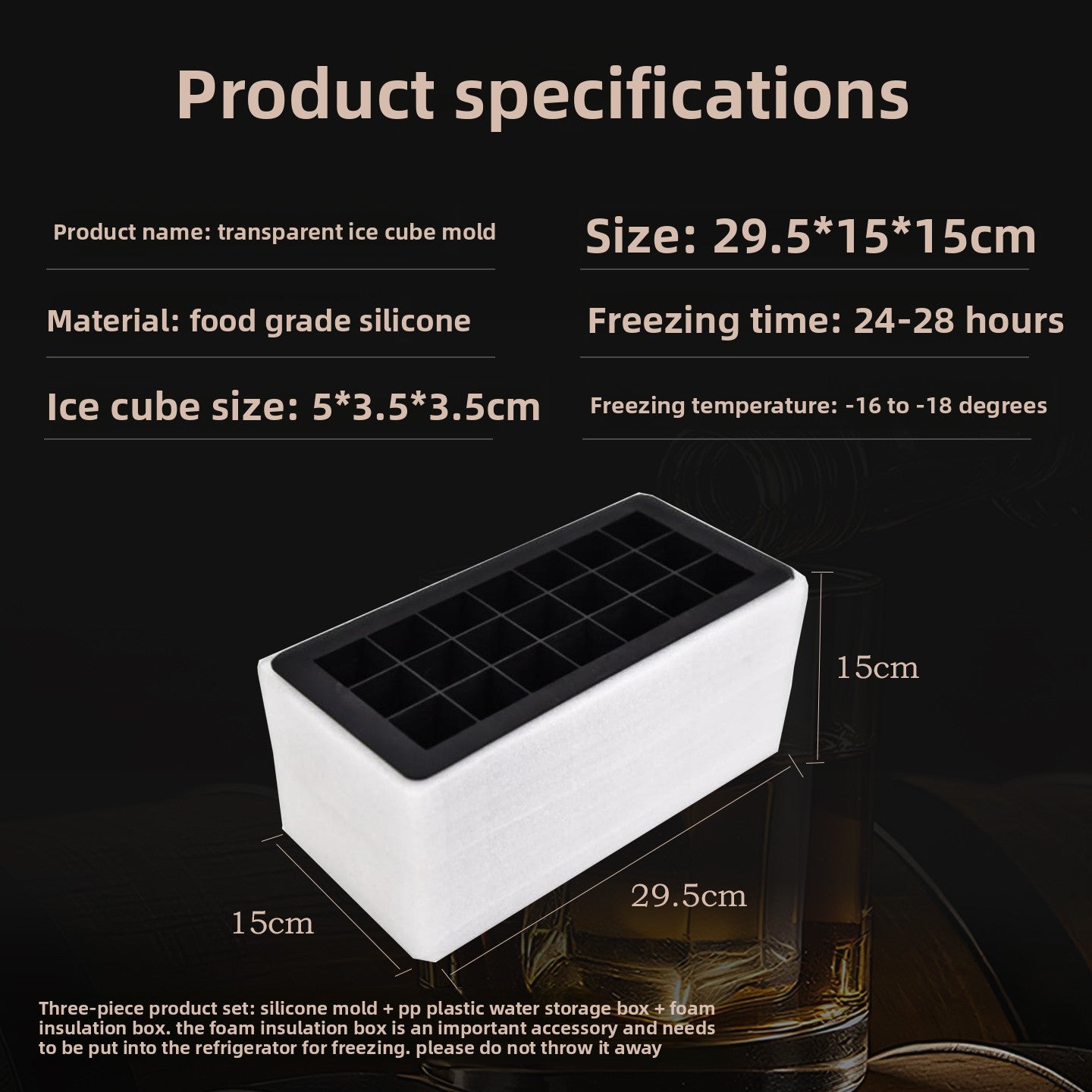 Premium Ice Cube Mold