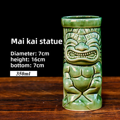 Retro Tiki Cocktail Cup