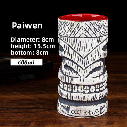 Retro Tiki Cocktail Cup